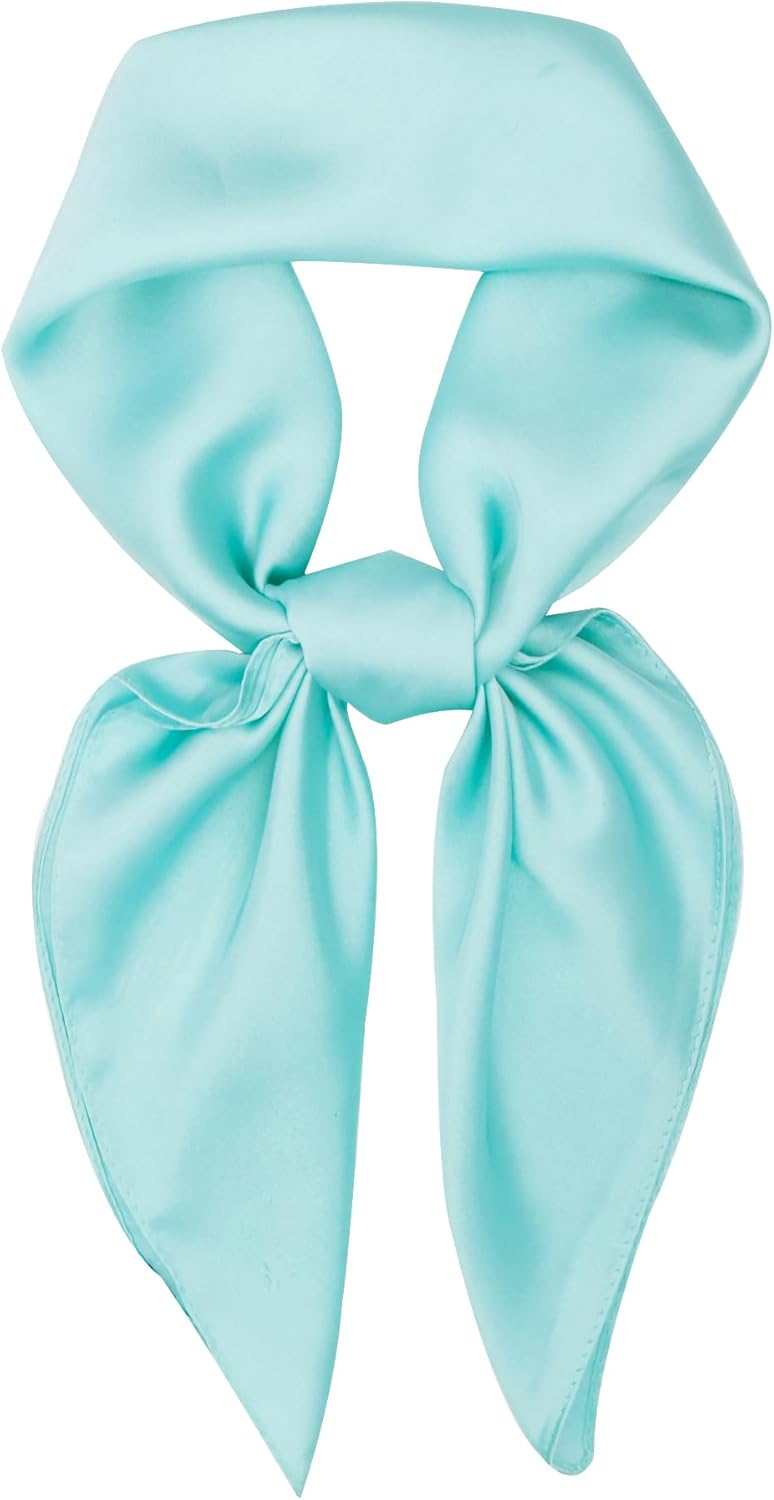 vimate Head Scarf for Women Hair 27'' Square Satin Silk Feeling Bnadana Neck Scarf Handbag Accessories Etc - Image 1